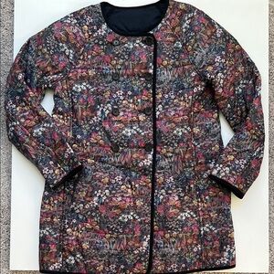 J. Crew Reversible Liberty London Puffer Jacket